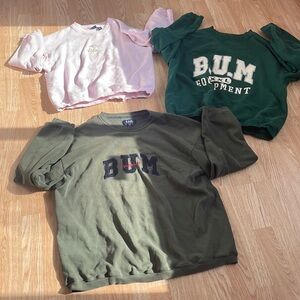 Vintage BUM Equipment crew necks